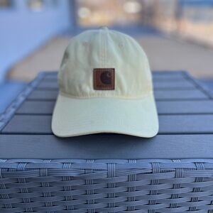 Carhartt Cotton Canvas Hat Adjustable Strap Yellow OSFA 100289 Y24